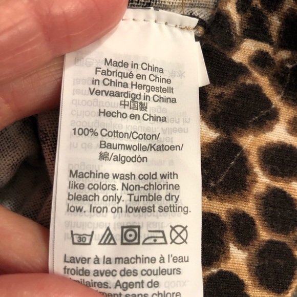 J. Crew Teddie Lightweight Leopard Print Sweater Sz XXS - Picture 5 of 5